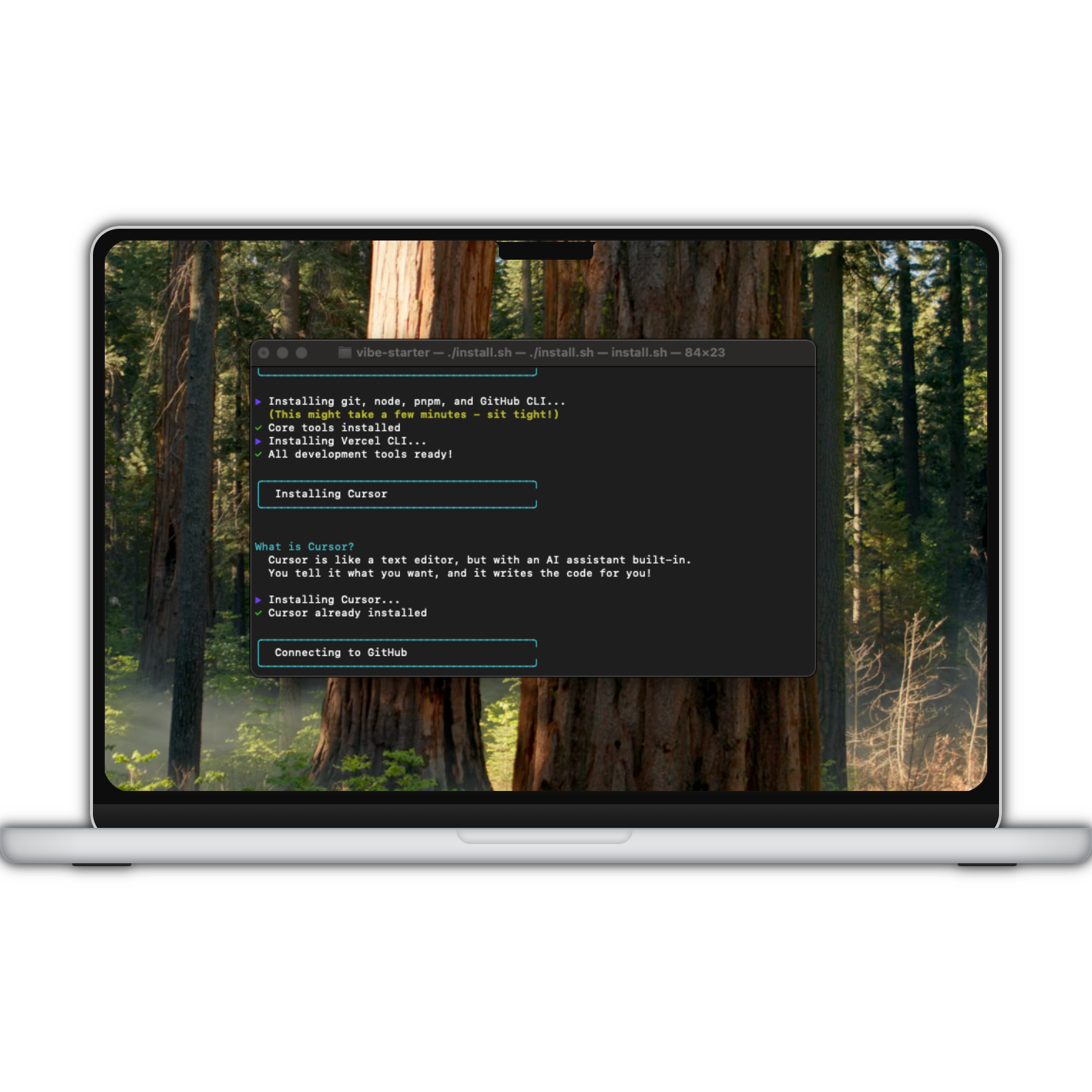 Development environment with AI tools
